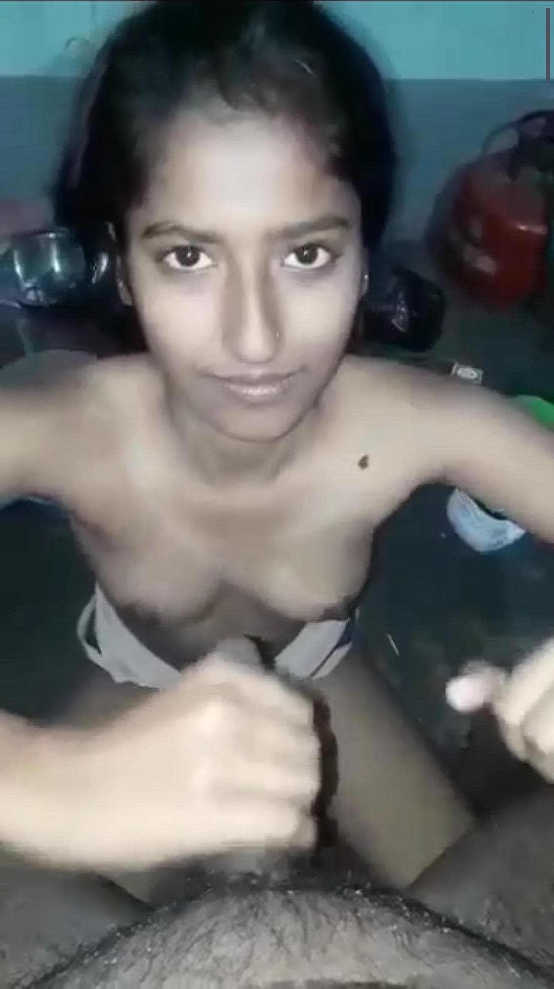 Featured image for Desi Girl Sucks Cock and Swallows Cum in Amateur Blowjob Video