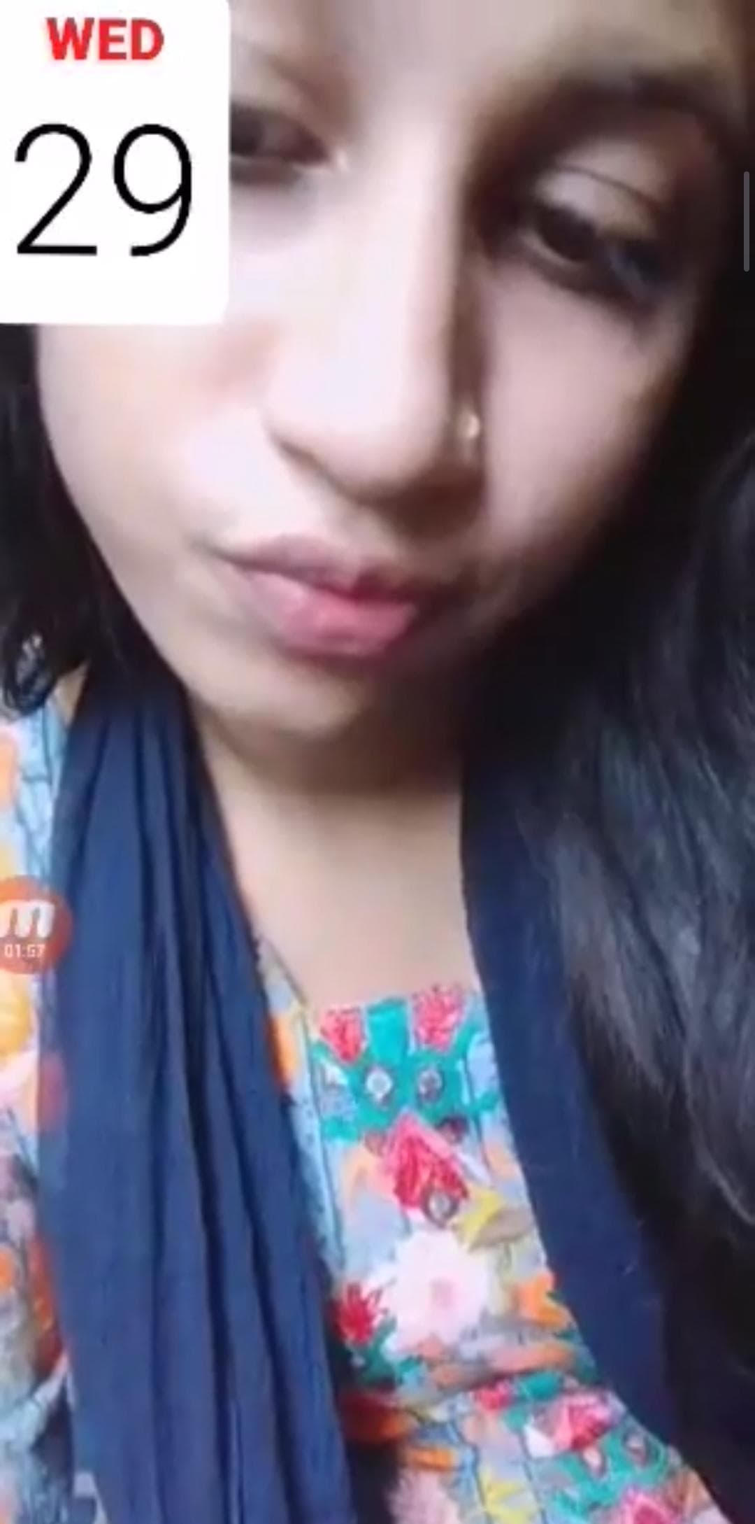 Featured image for Bangladeshi beauty fingering her wet pussy on a live video call