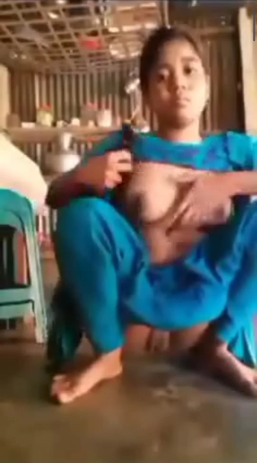 Featured image for Village Girl Shows Big Boobs and Masturbates with a Brinjal