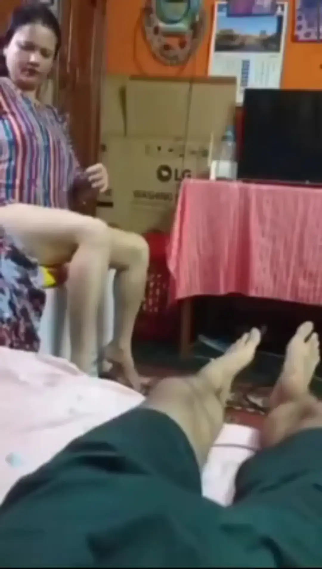 Featured image for Desi Aunty Exposes Her Naked Body While Changing Clothes in Front of Son