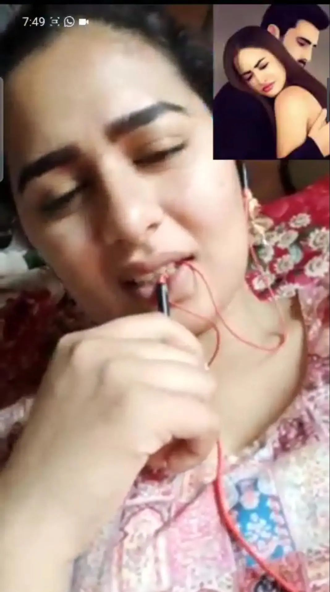 Featured image for Hot Bhabhi Shows Big Boobs During Dirty Video Call Sex